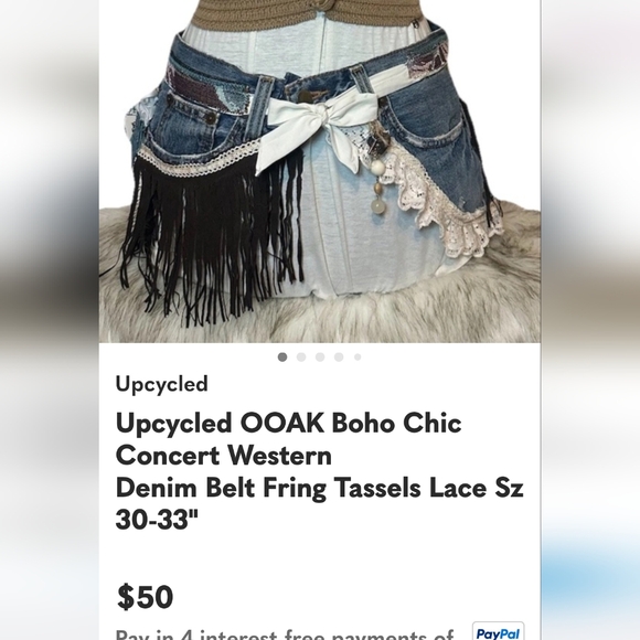 UPCYCLED Jean Belt - Picture 8 of 9